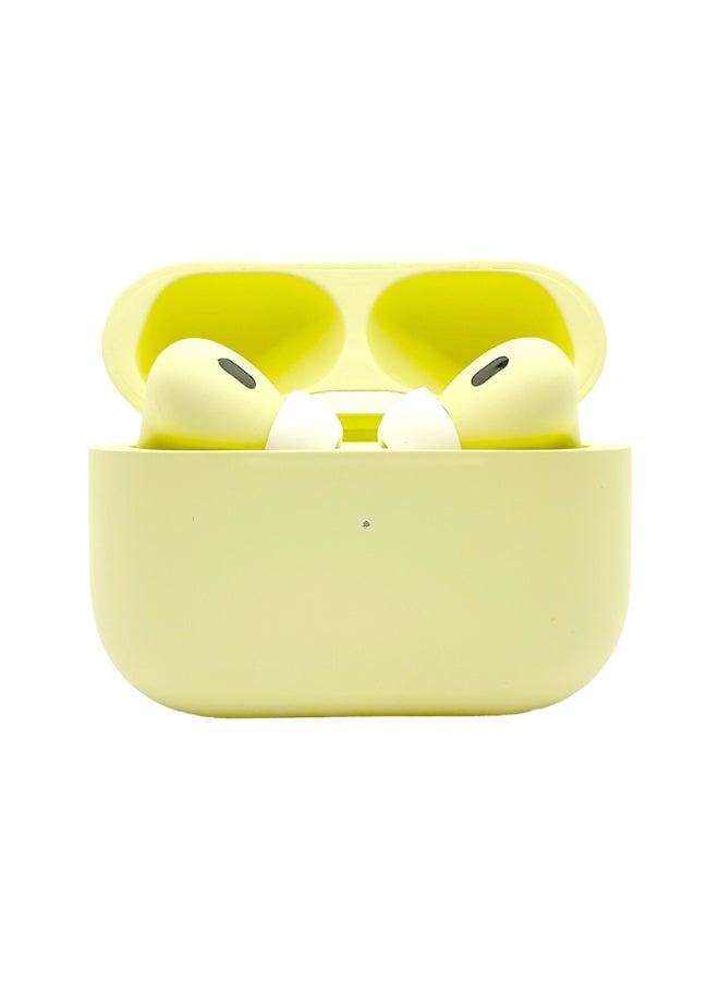 Craft Merlin Craft Customized Apple AirPods Pro 3 Bluetooth Earbuds – Yellow 15 Bold - Image 1