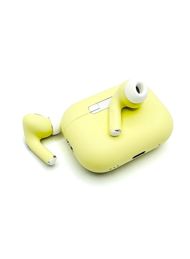 Craft Merlin Craft Customized Apple AirPods Pro 3 Bluetooth Earbuds – Yellow 15 Bold - Image 4