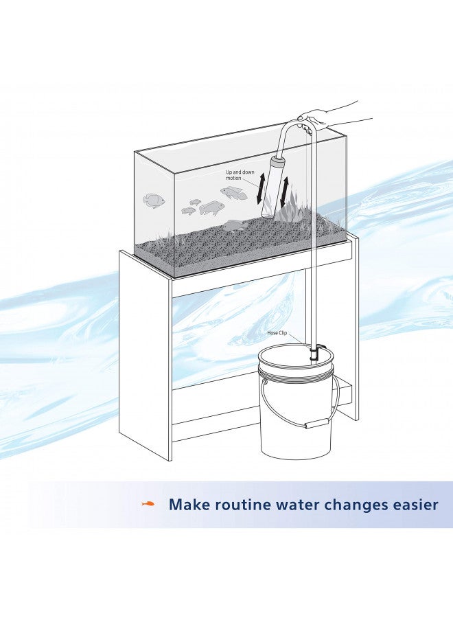 Aqueon منظف الحصى بالمكنسة المائية أكيون كبير - 10 بوصات - Image 3