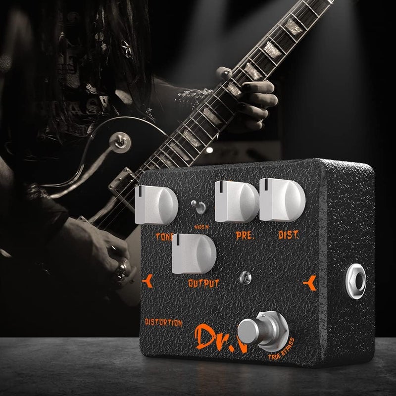 JOYO Distortion Mass Effect Pedal from Classic British Crunch Sounds to Modern High Gain Tones for Electric Guitar High-end Edition Dr.J Series (D51) - Image 5