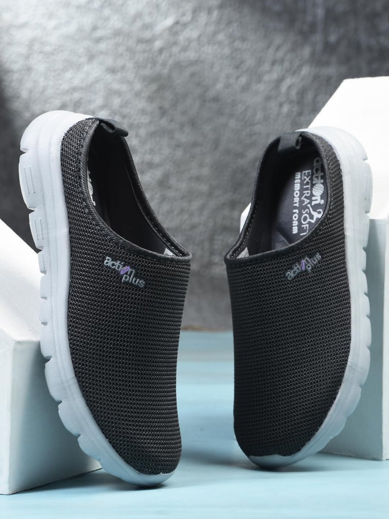 Action Women Dark Grey Mule APTW0115DGDG05 - Image 2