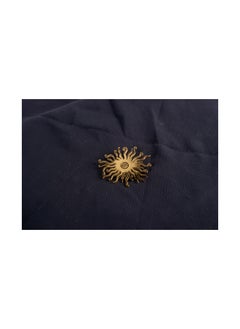 The Black Pearl Accessories Stainless Steel Golden Brooch - Sun  - Image 1
