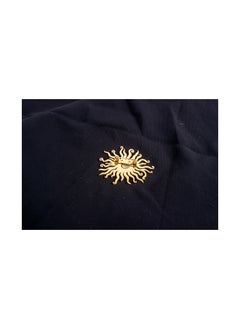 The Black Pearl Accessories Stainless Steel Golden Brooch - Sun  - Image 2