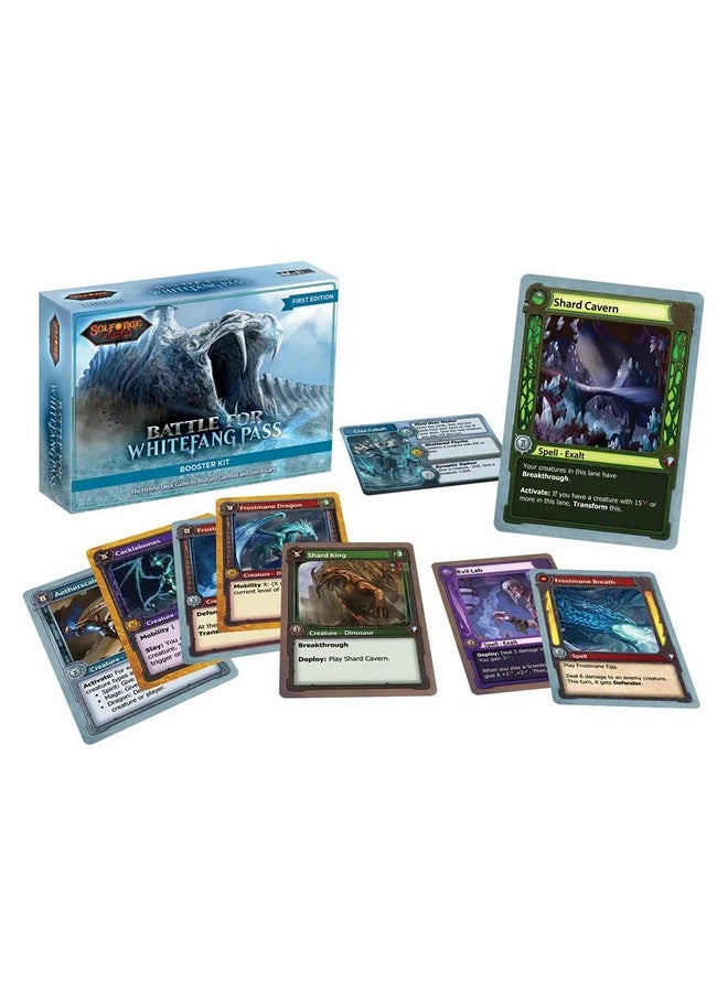 Stoneblade Entertainment SolForge Fusion: Battle for Whitefang Pass Booster Kit, Collectible Card Game - Image 3