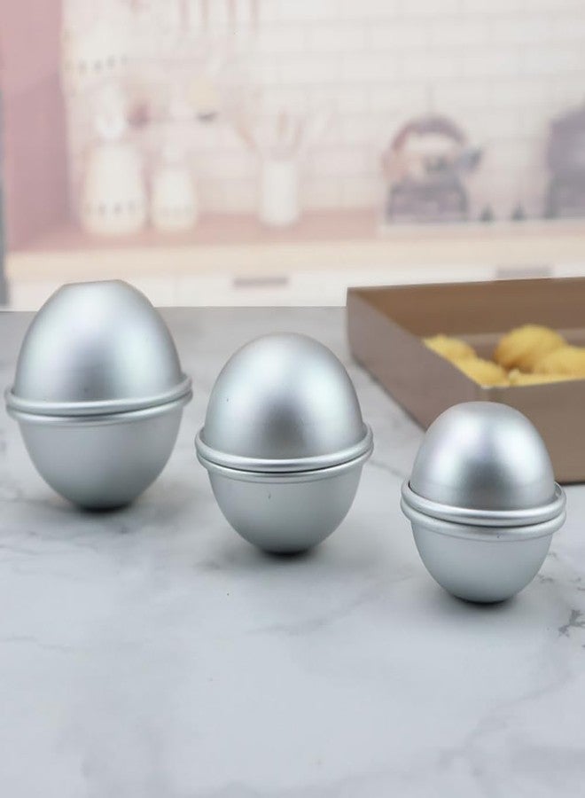GSHLLO 10 Pcs 4.5cm Bath Bomb Molds Bath Soap Moulds Half Round Cake Pans Pudding Baking Pans Aluminum Cake Cups Egg Tart Moulds Dessert Cooking Pans - Image 3