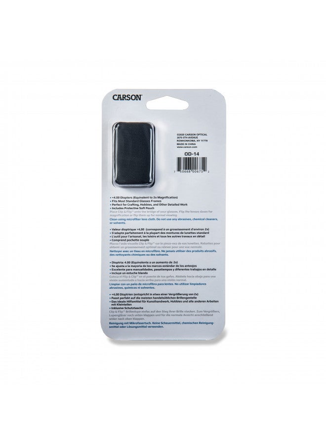 Carson Clip and Flip 2x Power Magnifying Lens (OD-14) - Image 5