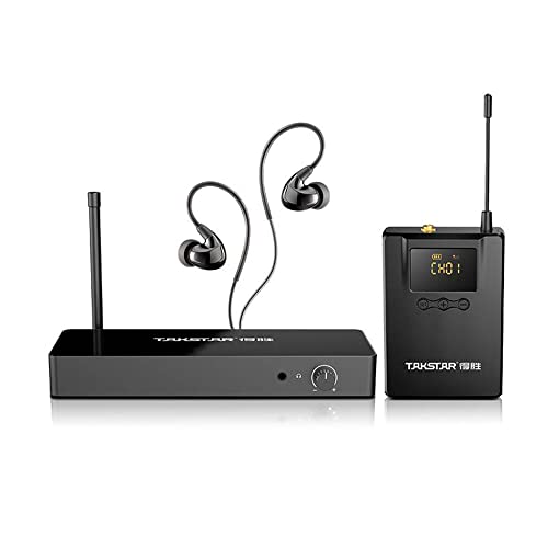 TAKSTAR Wireless in-Ear Monitor System with 10 Channels, 164Ft Distance, UHF Wireless IEM System for Stage, Church, Studio, Exhibit, Lecture, Speech, Simultaneous Interpretation, Musicians WPM-300 - Image 1