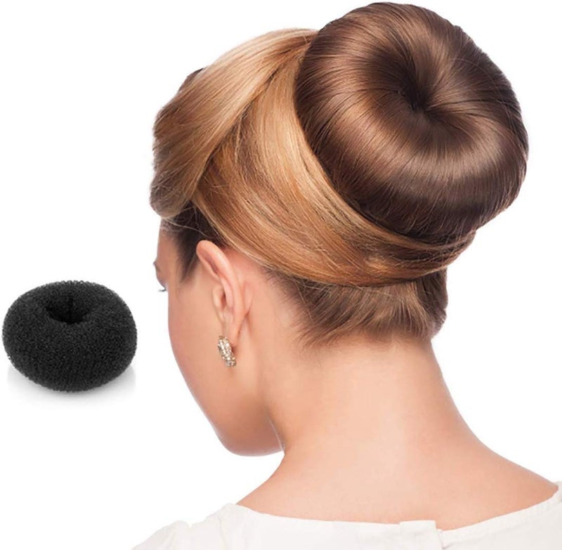 Drishti® Hair Donut Bun for Hair Making Black (Pack of 3) - Image 4