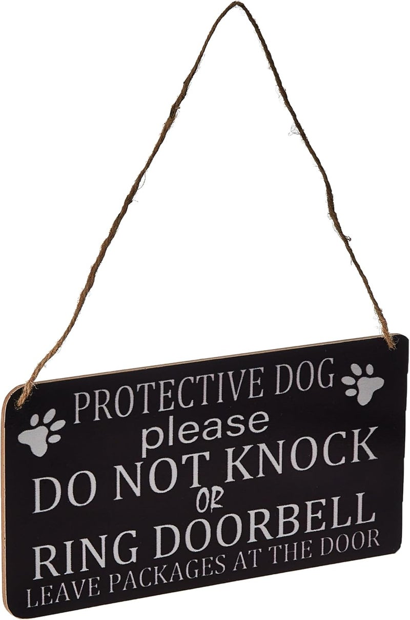BPA Protective Dog Wooden Sign Plaque - Image 1