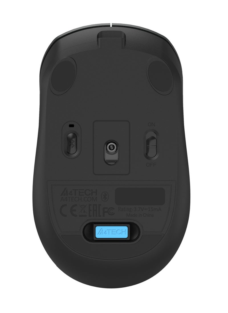 Fstyler Dual Functions Silent Click Wireless Mouse FG16CS Air 2, [ Desk + Air ], Type-C Rechargeable, 2000 DPI 4-Level Adjustable, Anti-Sleep Setting Mode, Grey