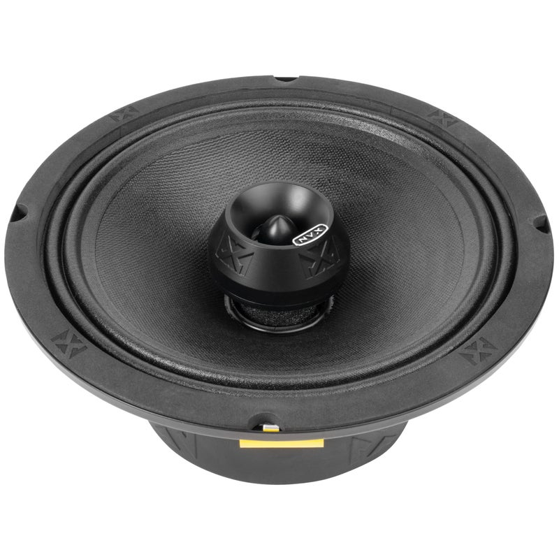 NVXÂ® VPRO8 8" Premium Loudspeaker, 550W Max, 275W RMS, 4-Ohm, 1.5" Voice Coil, Pro Audio Coaxial with Bullet Tweeter, Water Resistant, Easy to Install in Cars/Trucks/Motorcycles (1-Speaker) - Image 4