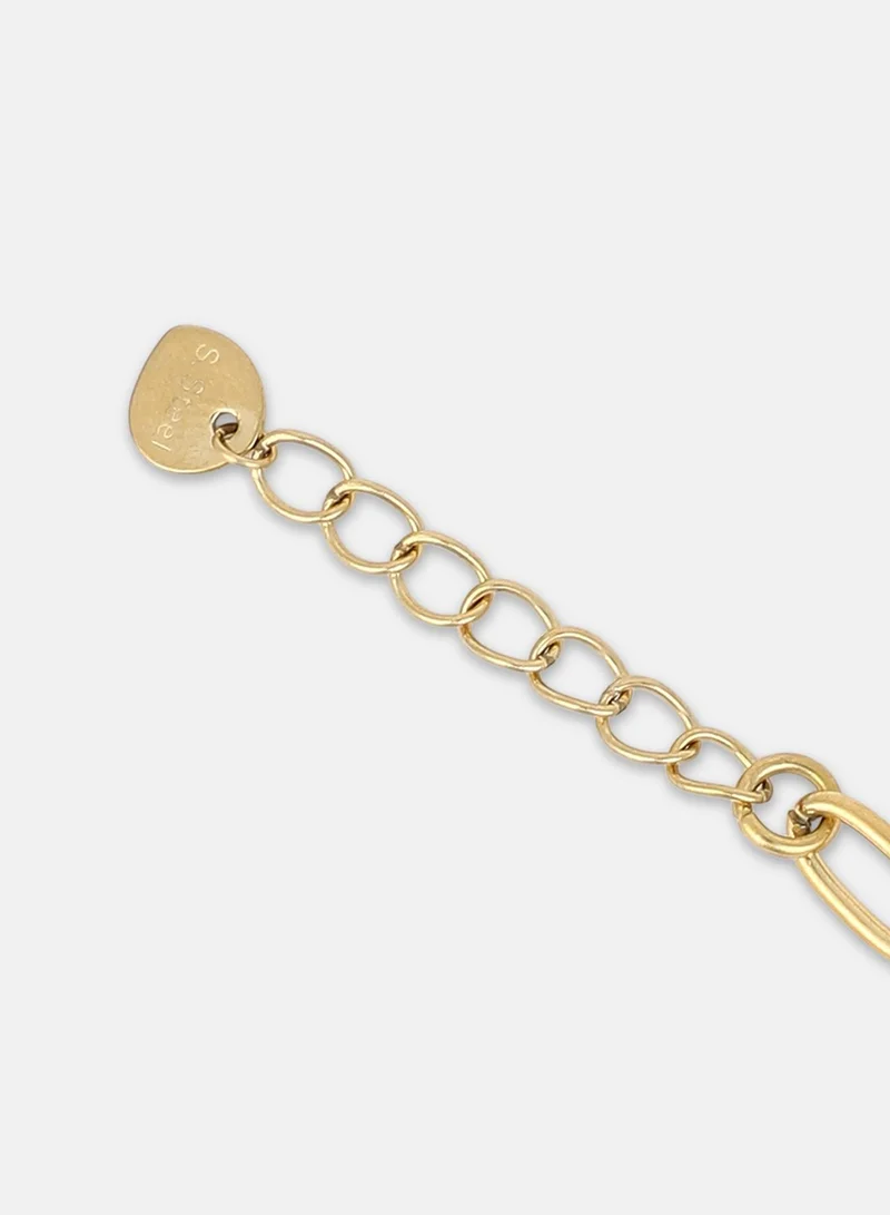 SOHI Industrial Link Artificial Bracelet Jewellery