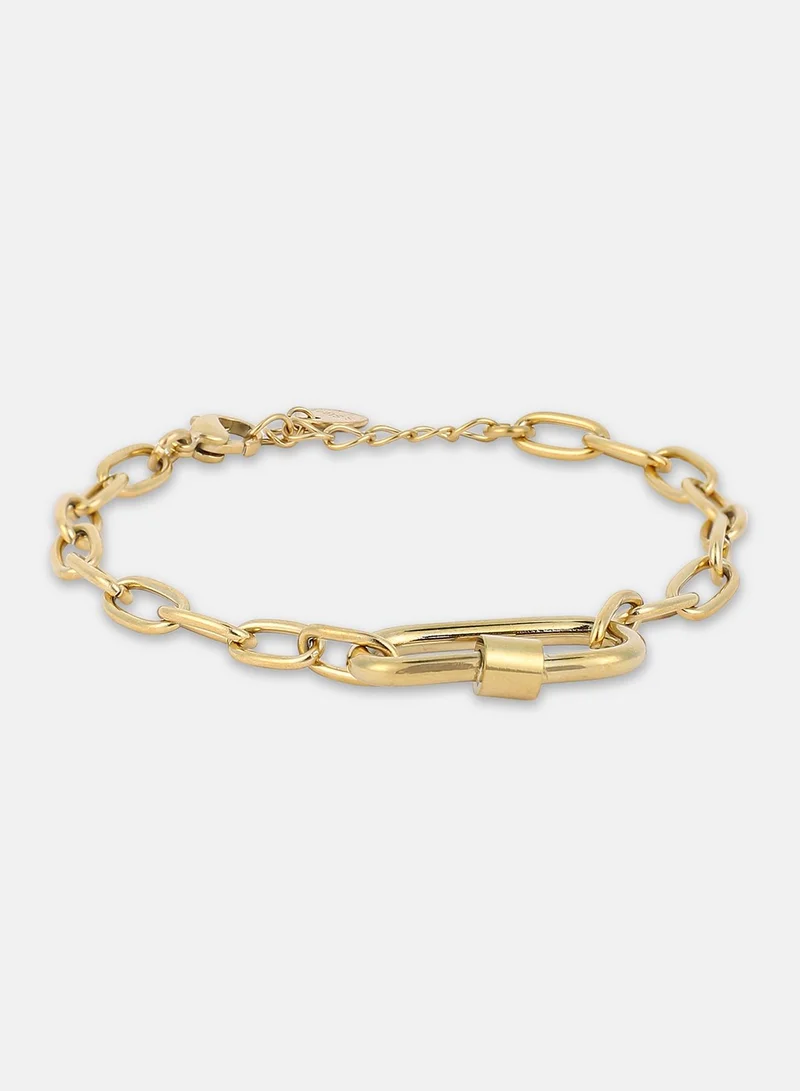 SOHI Industrial Link Artificial Bracelet Jewellery