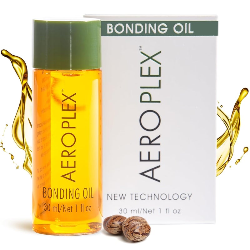 TRIDESIGN TRI Design Aeroplex Bonding Oil - Repairs, Promotes Growth & Prevents Breakage - Silky Serum for Dry, Damaged & Frizzy Hair - Travel Size 30ml - Salon-Tested with UV & Heat Protection 