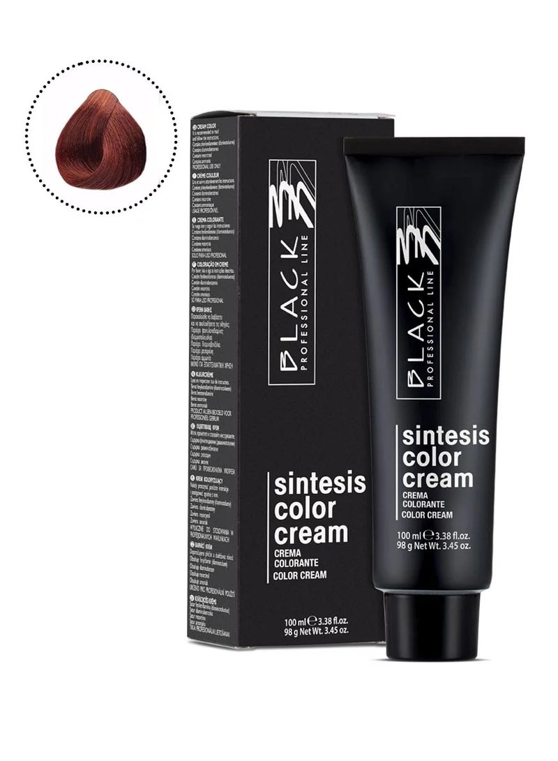 بلاك بروفيشينال لاين بلاك سينتيسيس صبغة شعر دائمة 5.4 بني نحاسي فاتح – تغطية مثالية للشيب - Image 1
