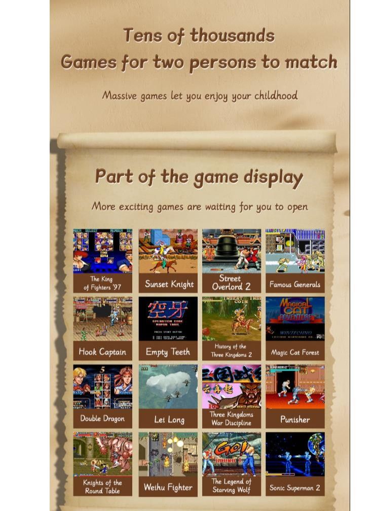 4K HD video game console, dual 2.4G wireless controllers, plug-and-play video game stick, built-in 15,000 games, retro handheld game console - Image 4