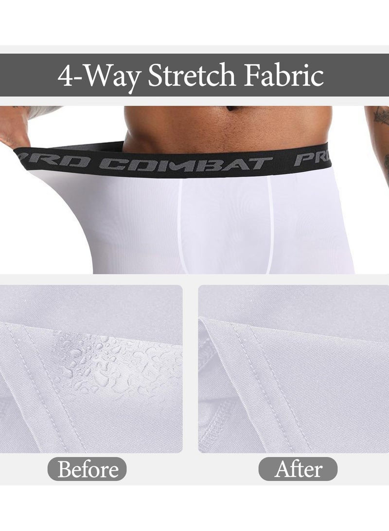 Generic Mens Compression Shorts Sports Running Tights Underwear Athletic Workout Spandex Base Layer Short for Biker Training  - Image 3