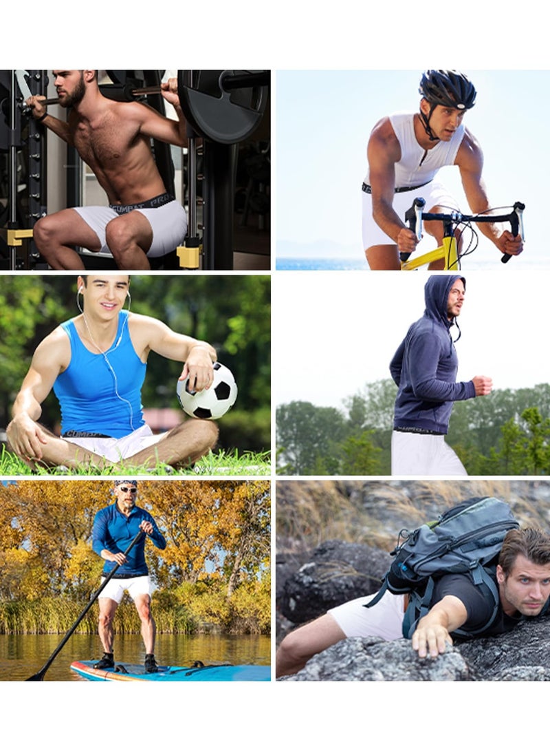 Generic Mens Compression Shorts Sports Running Tights Underwear Athletic Workout Spandex Base Layer Short for Biker Training  - Image 4