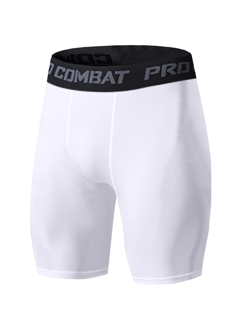 Generic Mens Compression Shorts Sports Running Tights Underwear Athletic Workout Spandex Base Layer Short for Biker Training  - Image 1