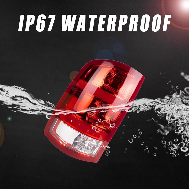 Boine Right Passenger Side Tail Light for 2007-2013 GMC Sierra 1500 2500HD 3500HD - Bulb Included - Image 5