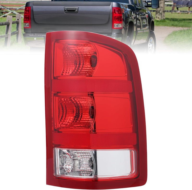 Boine Right Passenger Side Tail Light for 2007-2013 GMC Sierra 1500 2500HD 3500HD - Bulb Included - Image 1
