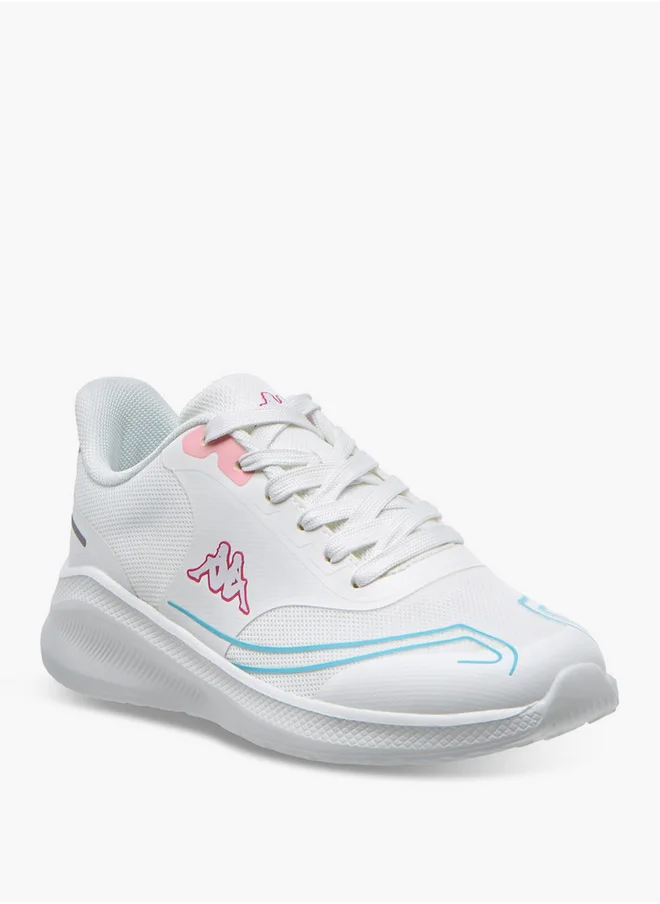 كابا Women's Logo Print Sports Shoes with Lace-Up Closure