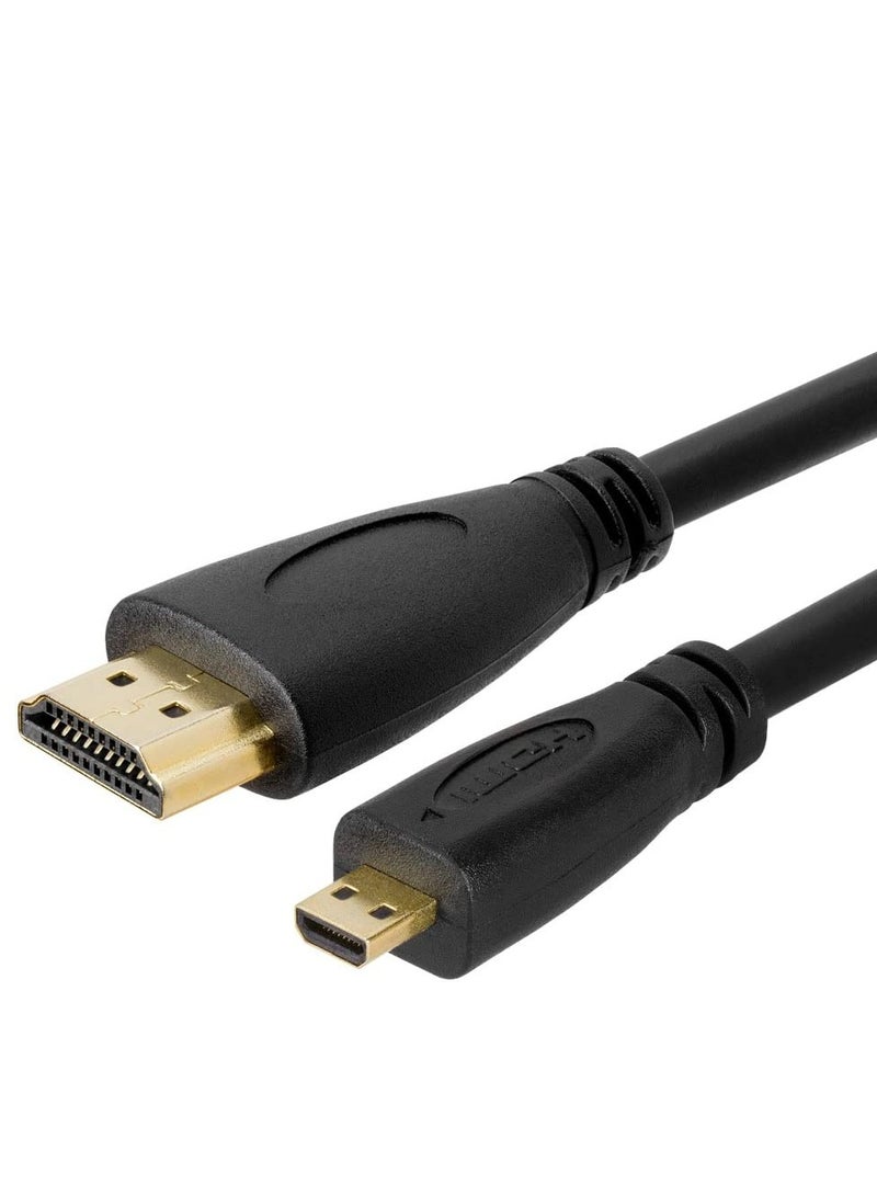 دايتويز كابل HDMI 2.0 عالي السرعة مع إيثرنت - دقة 4K بتردد 60 هرتز، سرعة 18 جيجابت في الثانية، ذكر إلى ذكر (5 أقدام) - متوافق مع كاميرا لايكا SL2 بدون مرآة.  - Image 5