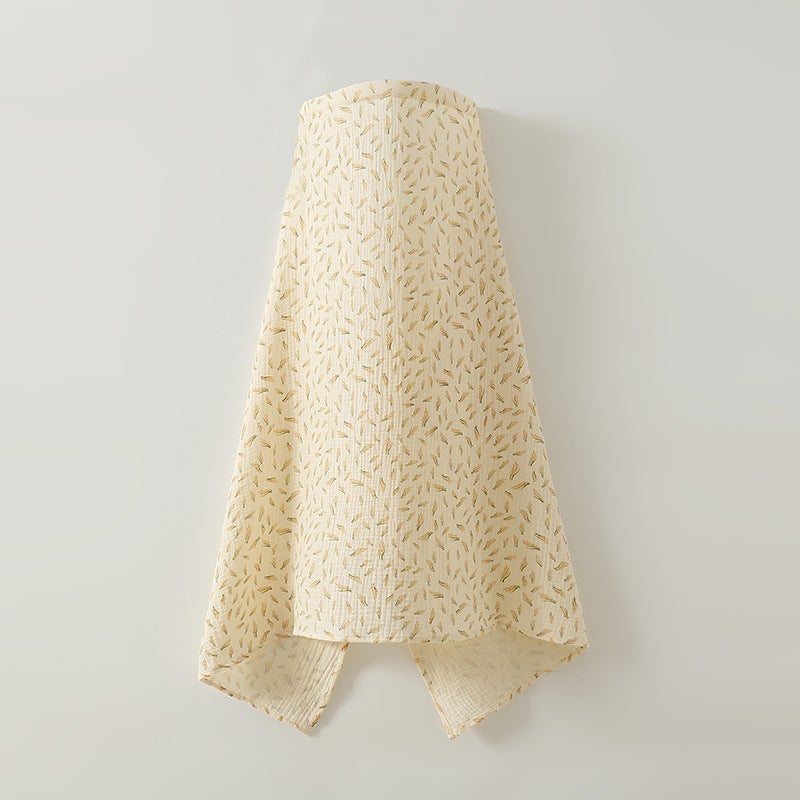 Baby Bath Towel Gauze Pure Cotton Wrapped Newborn Cotton Baby Blanket Cover Belly Kidsren's Bath Spring and Summer Newborn - Image 1