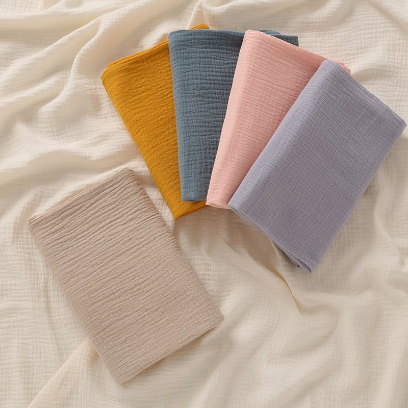 Baby Bath Towel Gauze Pure Cotton Wrapped Newborn Cotton Baby Blanket Cover Belly Kidsren's Bath Spring and Summer Newborn - Image 5