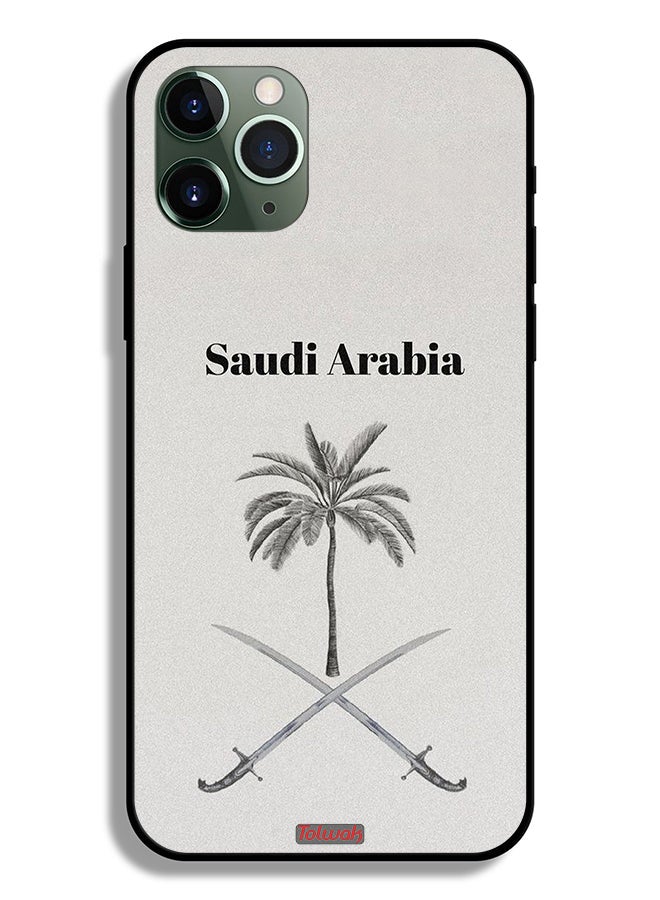 Tolwak Apple iPhone 11 Pro Protective Case Kingdom Of Saudi Arabia Sign Art - Image 2