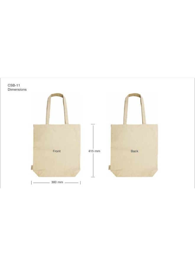 BYFT Recycled Cotton Canvas Bag (38x41.5 cm) Set of 1 - Image 4