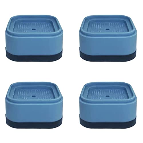 VELINEX® Anti-Slip Anti-Vibration Washing Machine Feet Pads (4PCS, Blue) | Shock & Noise Cancelling Washer Dryer Pads | Floor Protector for Washing Machine, Refrigerator & Home Appliances - Image 1