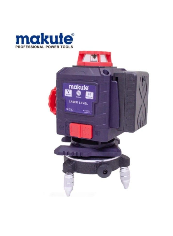 makute Multiline Laser Level with 16 lines 2pcs batteries Tiling Aligning and Plumbing a Wall, Leveling Floors and all Your laser task  (LL2216)  - Image 4