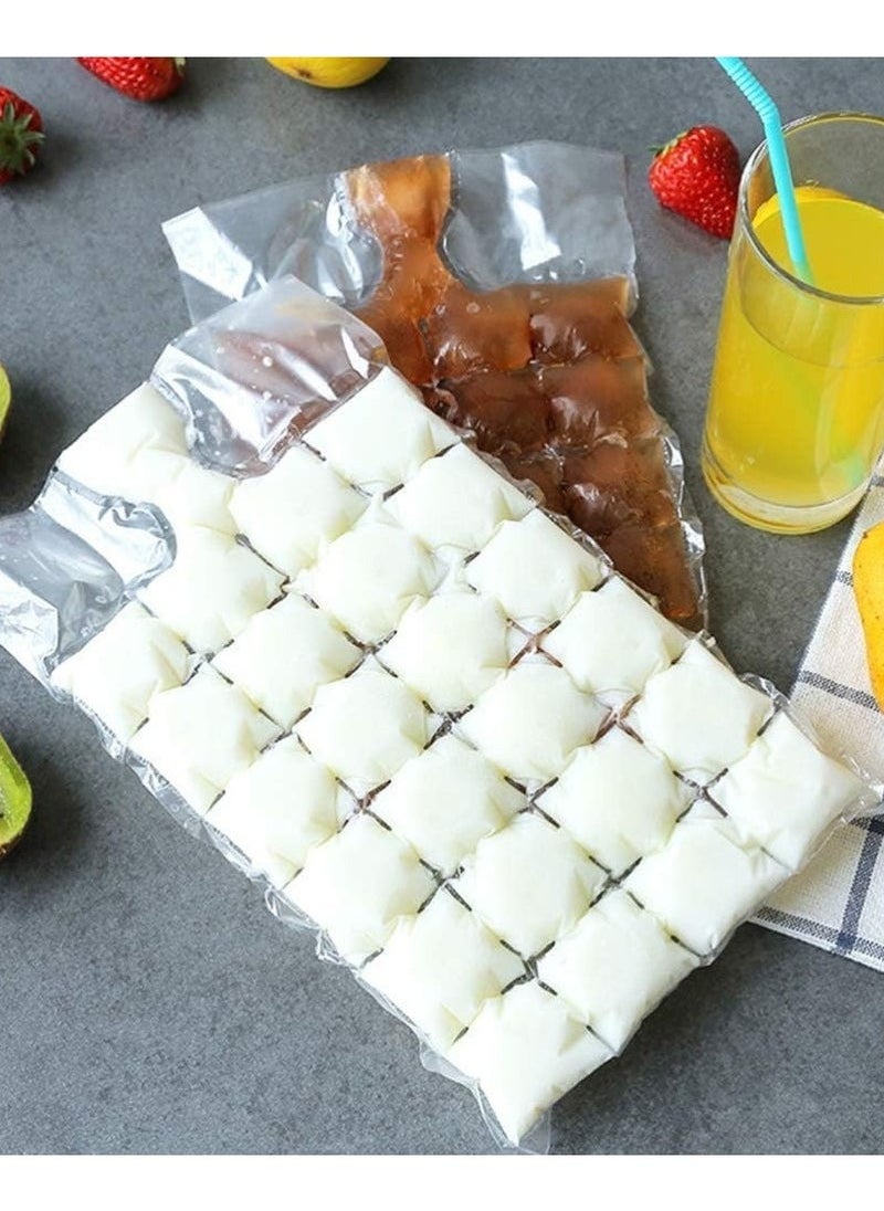 PEI  AN 100-Pack Extra Thick Leak-Proof Disposable Ice Bags (2400 Units) – Ideal for Outdoor Events, Restaurants & Large Gatherings, Perfect for Coffee, Beverages, Juice, Bubble Tea  - Image 1