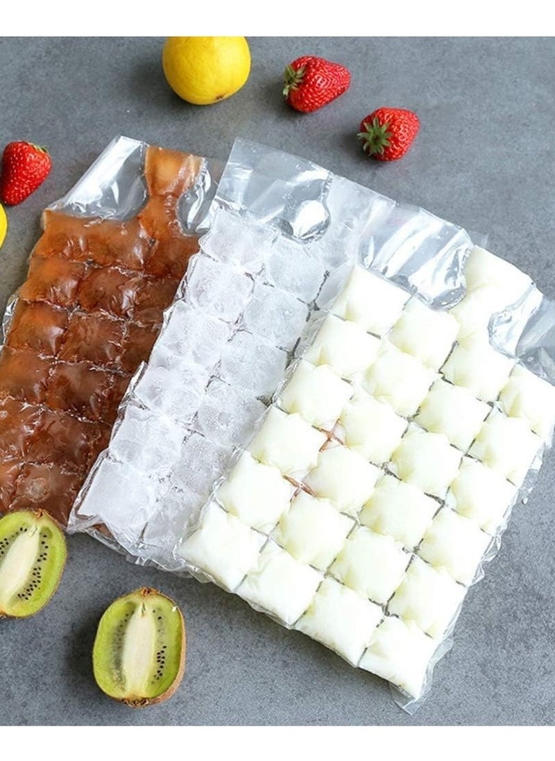PEI  AN 100-Pack Extra Thick Leak-Proof Disposable Ice Bags (2400 Units) – Ideal for Outdoor Events, Restaurants & Large Gatherings, Perfect for Coffee, Beverages, Juice, Bubble Tea  - Image 2