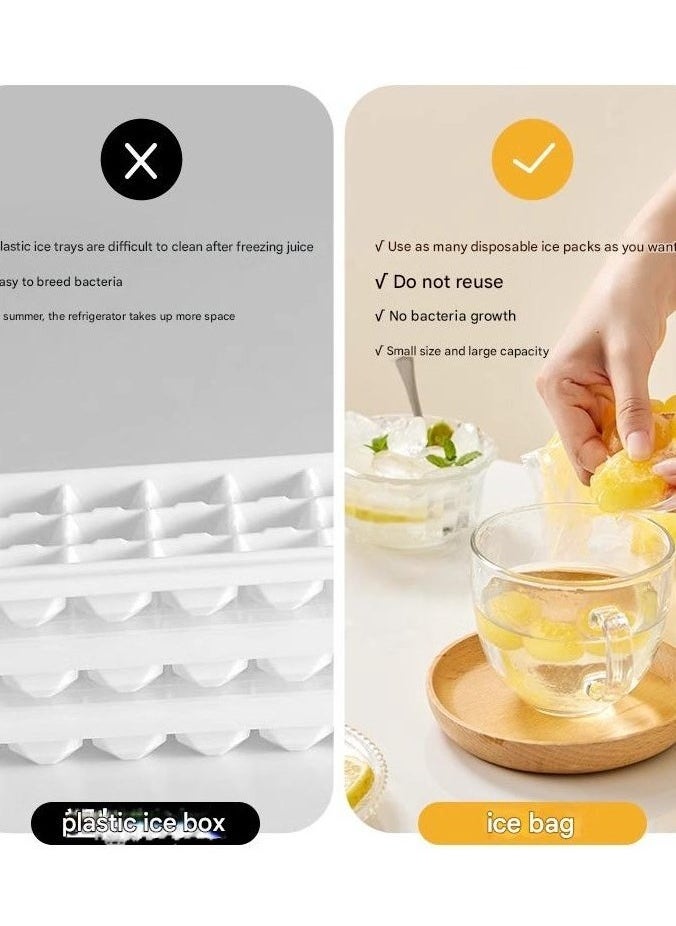 PEI  AN 100-Pack Extra Thick Leak-Proof Disposable Ice Bags (2400 Units) – Ideal for Outdoor Events, Restaurants & Large Gatherings, Perfect for Coffee, Beverages, Juice, Bubble Tea  - Image 4