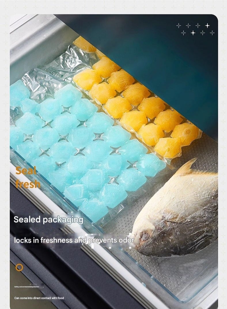 بي إيان كيس الثلج ١ حزمة من أكياس الثلج السميكة جدًا غير القابلة للتسريب (٢٤٠٠ وحدة) – مثالية للأنشطة الخارجية والمطاعم والتجمعات الكبيرة، ممتازة للقهوة والمشروبات والعصير وشاي الفقاعات - Image 4