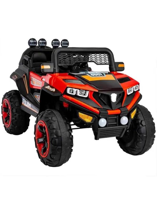 Children's electric ride-on car 4 * 4, multi-colored car for children, boys and girls (red) - Image 2