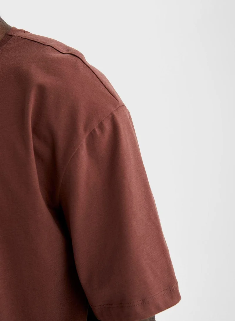 DeFacto Essential Crew Neck T-Shirt