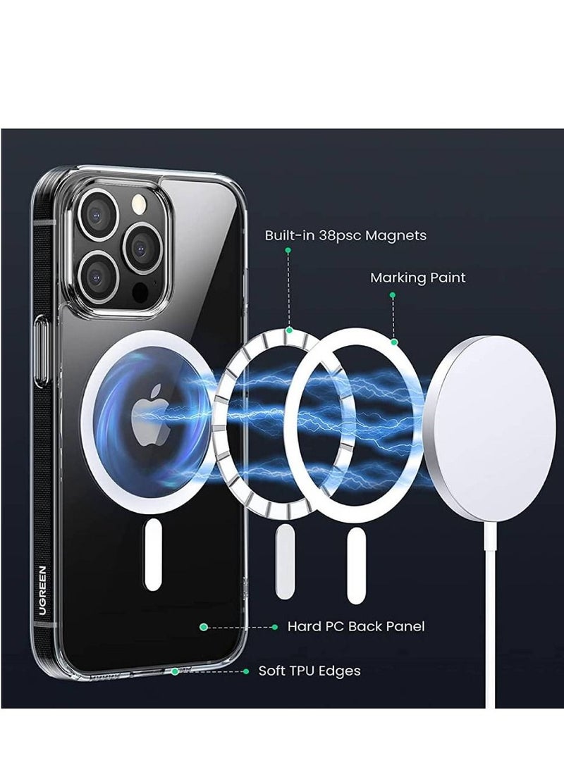 Generic - MagSafe Transparent Case Cover For Apple Iphone 13 Pro - Image 1