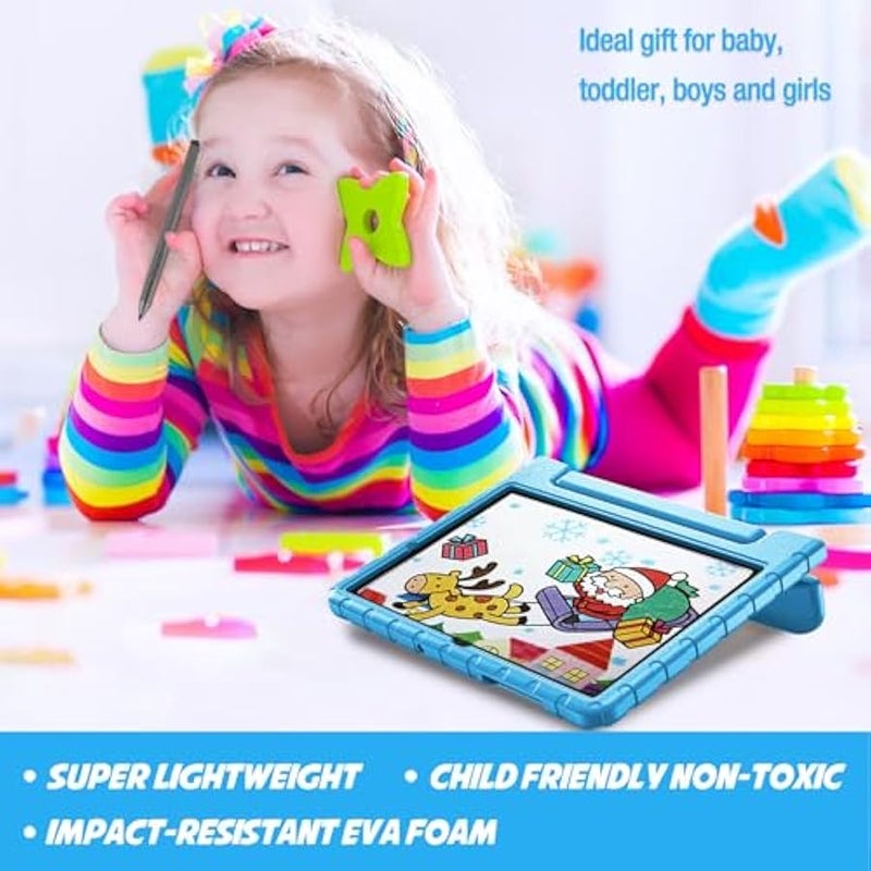 Kids Case for Galaxy Tab A9 Plus/A9+ 11 Inch 2023 SM-X210/X215/X216/X218, Shockproof Lightweight Kids Friendly Case with Convertible Handle Stand for Girls Boys Children Toddler Baby -Blue - Image 5