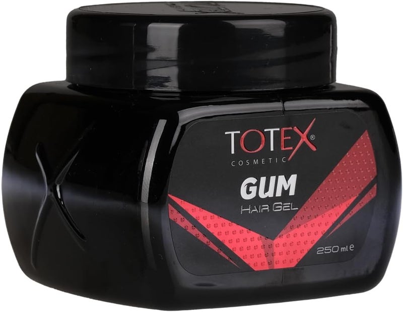 Global standard processed material Totex Hair Styling Gum Gel Gummy Hair Gel Ultra Strong Edge Control For Men & Woman 250ml Elegant practical design - Image 1