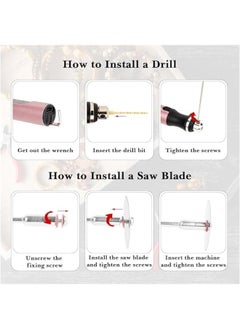 Arabest 3-Speed Cordless Mini Drill Pen with 10 Small Drill Bits, Rechargeable Electric Hand Drill, Resin Drill Set for Jewelry Making Plastic Wood Keychains DIY (Rose Gold)  - Image 5