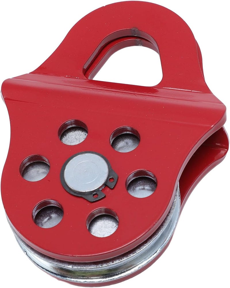 TOPINCN Winch Snatch Block, High Load Capacity Alloy Steel Pulley Block with Clamp Design for Synthetic Rope or Steel Cable, Universal Tackle Block - Image 1