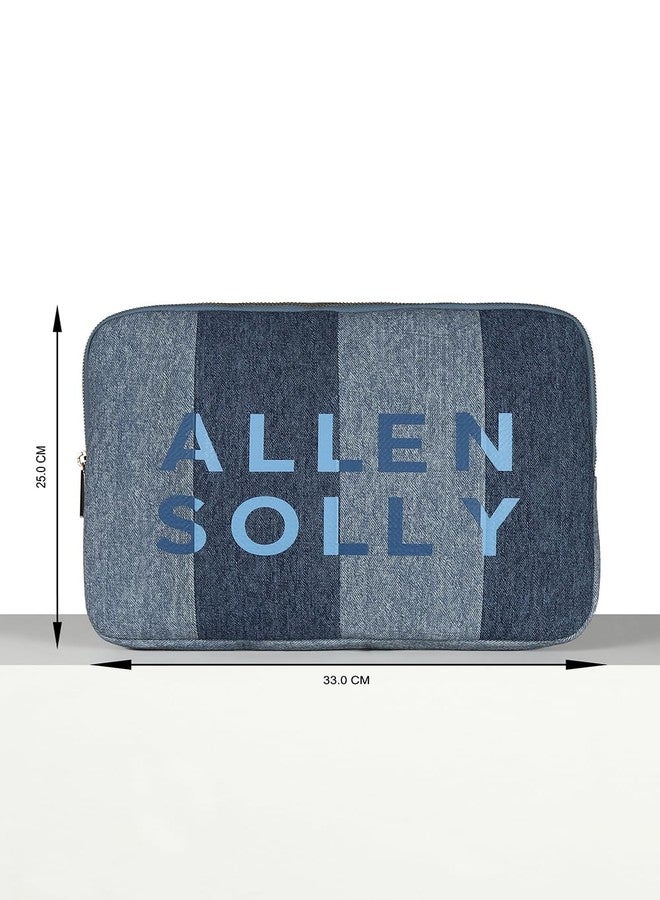 Allen Solly حقيبة لابتوب رسمية زرقاء للنساء من ألين سولي - Image 4