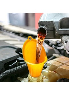 CELLEBII MultiFunction Long Neck Plastic Oil FunnelEasy and MessFree Pouring of Automotive Oils Engine LubricantsCoolantsWaterDiesel Fuel KeroseneCarsTrucksMotorcyclesMachinery Pack of 1  - Image 4