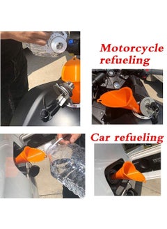 CELLEBII MultiFunction Long Neck Plastic Oil FunnelEasy and MessFree Pouring of Automotive Oils Engine LubricantsCoolantsWaterDiesel Fuel KeroseneCarsTrucksMotorcyclesMachinery Pack of 1  - Image 3