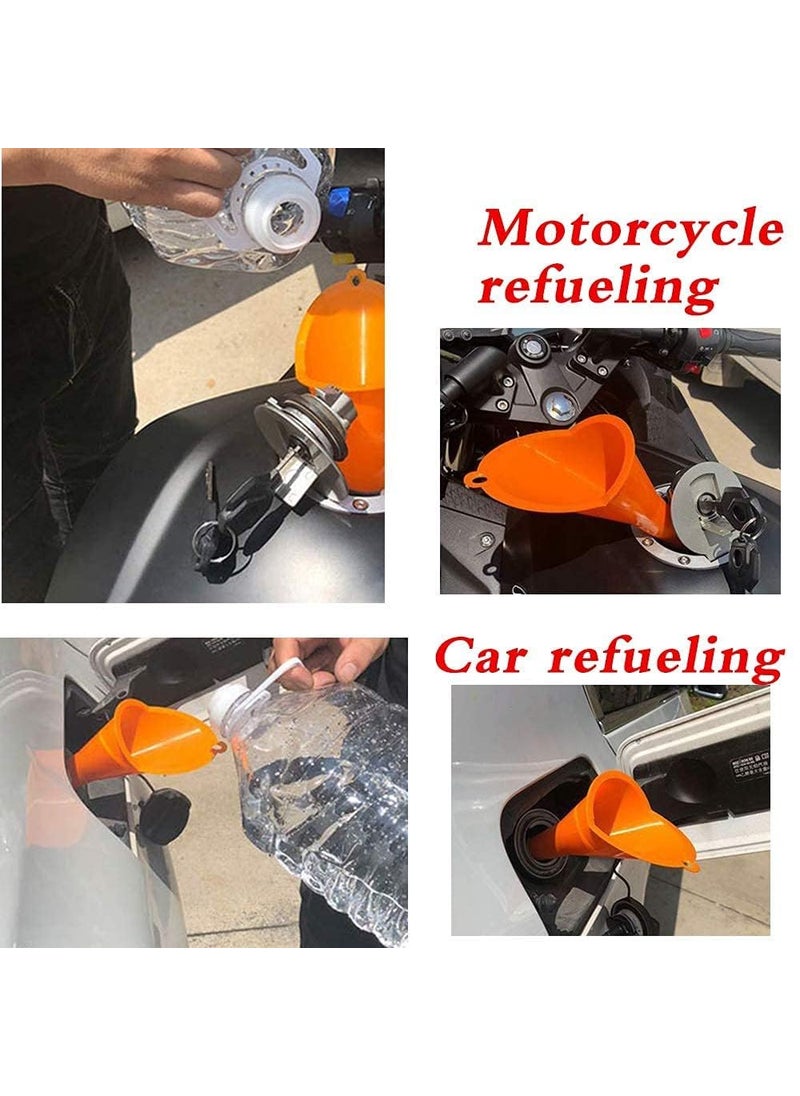 CELLEBII MultiFunction Long Neck Plastic Oil FunnelEasy and MessFree Pouring of Automotive Oils Engine LubricantsCoolantsWaterDiesel Fuel KeroseneCarsTrucksMotorcyclesMachinery Pack of 1  - Image 3