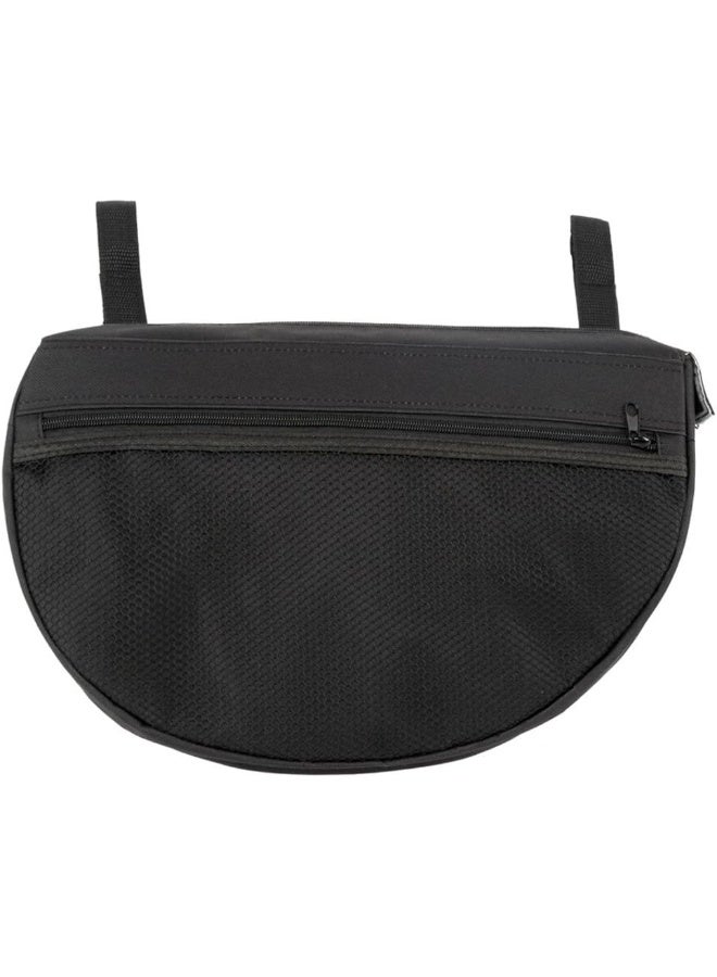 ROMIRUS Insulated Stroller Organizer, Side Sling Stroller Saddle Bag, Black - Image 2