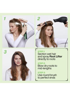 REDKEN Root Lifter Volumizing Spray Foam | For All Hair Types | Provides Body, Volume & Anti-Frizz Protection | Medium Control | 10.58 Oz  - Image 4